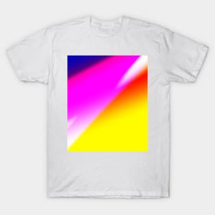 Blue pink yellow art T-Shirt